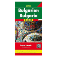 AK 0902 Bulharsko 1:400 000 / automapa + mapa volného času FREYTAG-BERNDT, spol. s r.o.