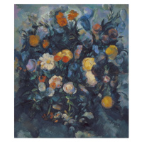 Obrazová reprodukce Vase of Flowers, 19th, Paul Cezanne, 35x40 cm