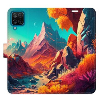 iSaprio flip pouzdro Colorful Mountains pro Samsung Galaxy A12