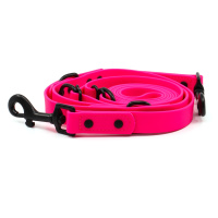 Vsepropejska Flip silikonové přepínací vodítko pro psa | 260 cm Barva: Růžová, Šířka vodítka: 1,