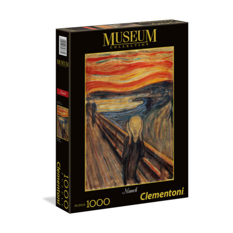 Clementoni 39377 - Puzzle Museum 1000 Munch - Křik