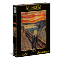 Clementoni 39377 - Puzzle Museum 1000 Munch - Křik