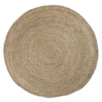 IB Laursen Jutový koberec ROUND NATURAL 220 cm