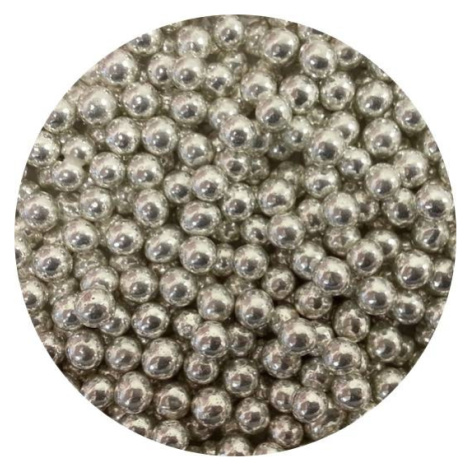 Cukrové perly stříbrné střední (1 kg) dortis