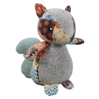 Nobby hračka pro psy Veverka Patchwork 20 cm