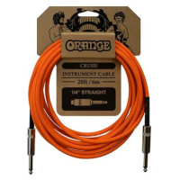 ORANGE Crush 20ft Instrument Cable Straight to Straight