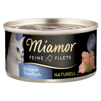 Miamor Feine Filets Naturelle, skipjack a tuňák, 80g plechovka 48× 80 g