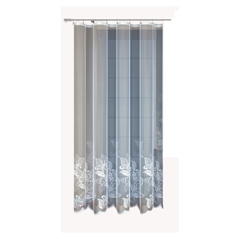 Dekorační žakárová záclona s řasící páskou VALERIA 250 bílá 200x250 cm MyBestHome MyBestHome PRO