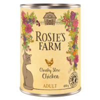 Výhodné balení Rosie's Farm Adult 12 x 400 g - kuřecí