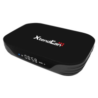 Multimediální centrum XtendLan Android TV box HK1T / 4 GB / 64 GB / černá Varianta: ivi1