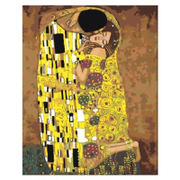 Zuty Malování podle čísel Polibek (Gustav Klimt)