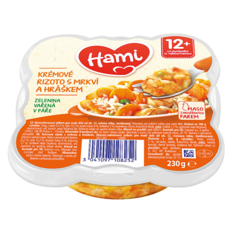 Hami Krémové rizoto s mrkví a hráškem 230g