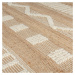Flair Rugs koberce Kusový koberec Jubilant Medina Jute Natural/Ivory - 160x230 cm