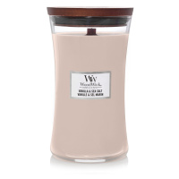 WOODWICK Vonná svíčka velká sklo Vanilla & Sea Salt 609 g