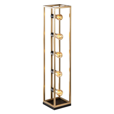 Stojací lampa KAFES 5xE27/40W/230V zlatá 521SHN1543
