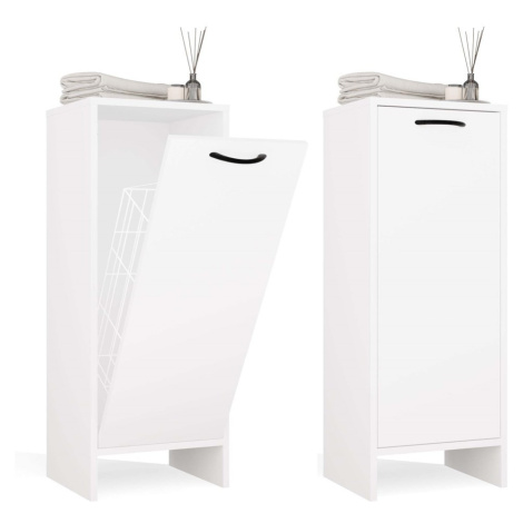 TP Living Spodní koupelnová skříňka s košem na prádlo Nina 35 cm bílá