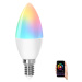 B.V. LED RGBW Stmívatelná žárovka C37 E14/6,5W/230V 2700-6500K Wi-Fi