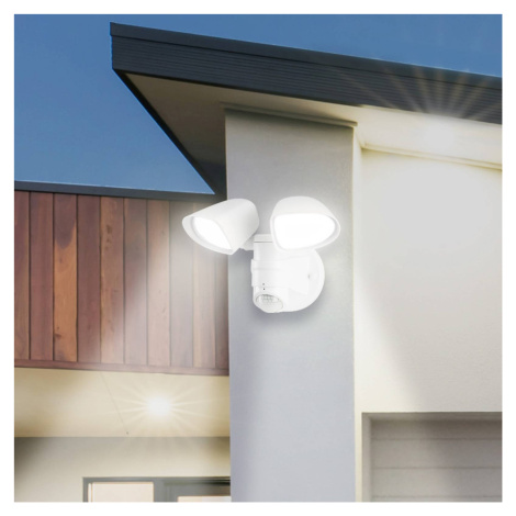Telefunken LED senzorové venkovní nástěnné bodové svítidlo Bilbao 2 světla bílá