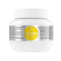 Kallos kjmn BANANA mask - Posilující maska ​​na vlasy s olivovým olejem a vitamíny 275 ml