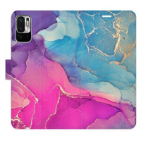 iSaprio flip pouzdro Colour Marble 02 pro Xiaomi Redmi Note 10 5G