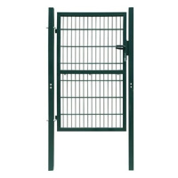 2D plotová branka (jednokřídlá), zelená, 106×250 cm 141751