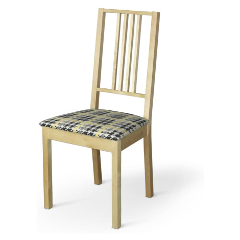 Dekoria Potah na sedák židle Börje, žluto-šedo-černé pepito, potah sedák židle Börje, SALE - dop
