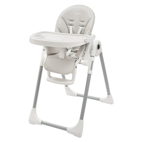 NEW BABY - Jídelní židlička  Iris warm grey