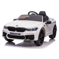 Mamido Elektrické autíčko BMW M5 EVA kola bílé