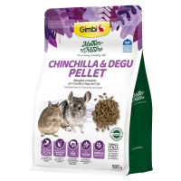 Gimbi Mother Nature Chinchilla & Degu Pellet - krmivo pro činčily a osmáky 500 g
