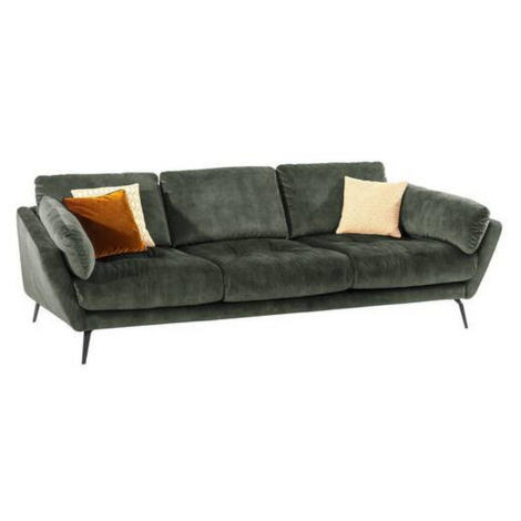 W.Schillig POHOVKA BIG SOFA, textil, tmavě zelená