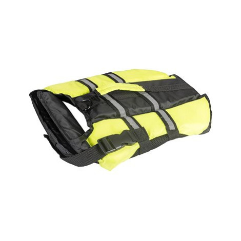 DUVO+ Záchranná plovací vesta černo žlutá XL 70cm