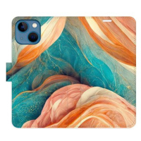 iSaprio flip pouzdro Blue and Orange pro iPhone 13 mini