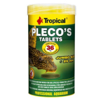 Tropical Pleco's Tablets 250ml/135g 48ks tabletové krmivo pro řasožravé ryby