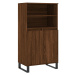 vidaXL Skříň highboard hnědý dub 60 x 36 x 110 cm kompozitní dřevo