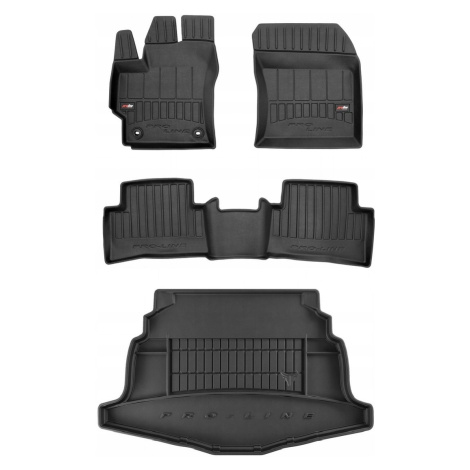 Set 3D gumové autokoberce rohož Toyota Corolla 12 E21 Liftback od 2019