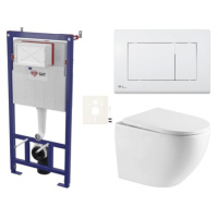 Závěsný wc set do lehkých stěn / předstěnová SAT SIKOSSREX6720K