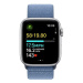 Apple Watch SE (2023) Cellular 44mm sportovní provlékací řemínek ledově modrý  Stříbrná