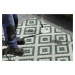 NORTHRUGS - Hanse Home koberce AKCE: 80x350 cm Kusový koberec Twin-Wendeteppiche 103131 grün cre