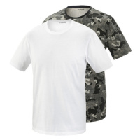 PARKSIDE® Pánské triko, 2 kusy (XL (56/58), bílá/maskovací)