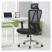 Kancelářská ergonomická židle XPRO — černá, nosnost 150 kg