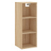 vidaXL Skříň highboard dub sonoma 34,5x32,5x180 cm kompozitní dřevo