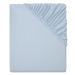 LIVARNO home Žerzejové napínací prostěradlo, 180–200 x 200 cm (světle modrá)