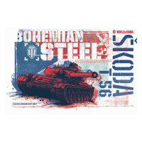 Ilustrace World of Tanks - Bohemian Steel, WOT, 40 × 26.7 cm