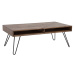 LuxD Konferenční stolek Shayla, 110 cm, šedá akácie