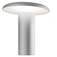 Artemide Stolní lampa Artemide Takku LED s dobíjecí baterií, šedá