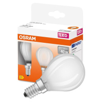 2PAK LED žárovka LED E14 P45 4W = 40W 470lm 2700K Teplá 300° OSRAM Star