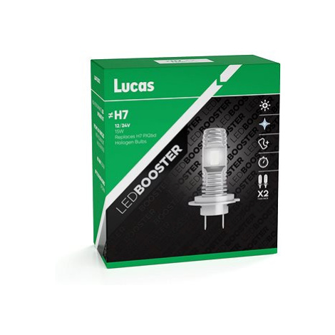 Lucas 12V H7 LED Px26d, sada 2 ks