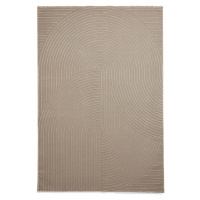Světle hnědý pratelný koberec z recyklovaných vláken 160x230 cm Flores – Think Rugs