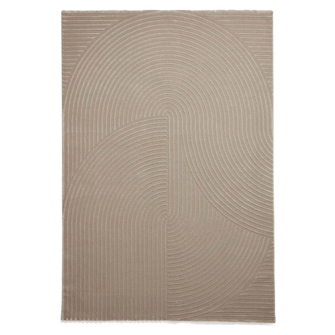 Světle hnědý pratelný koberec z recyklovaných vláken 160x230 cm Flores – Think Rugs