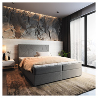 MSL Kontinentální čalouněná postel MADONA (140 x 200 cm) Barva látky: INARI 96